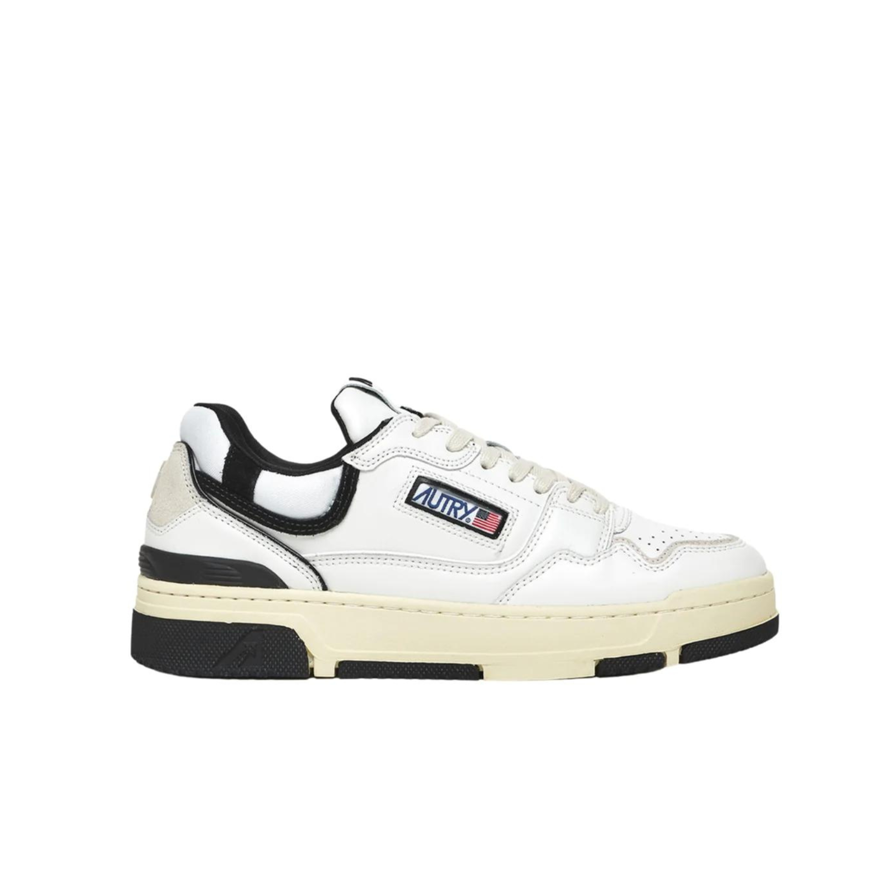 Autry Sneakers Rookie low Mult Mat Bianco Black Uomo Supernuts