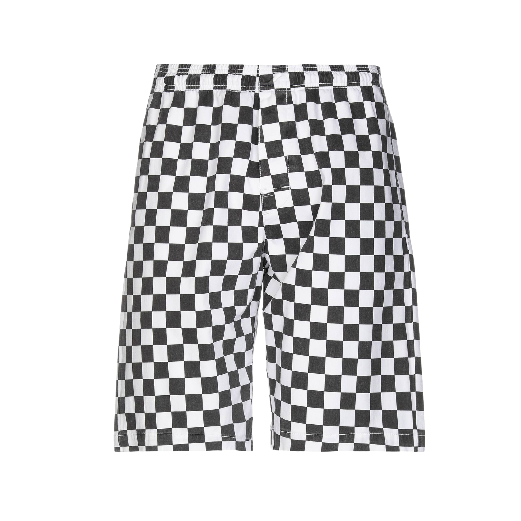 Life Sux Pantaloncini Shorts Checkerboard Black White Multicolore Cotone Uomo Super Vintage