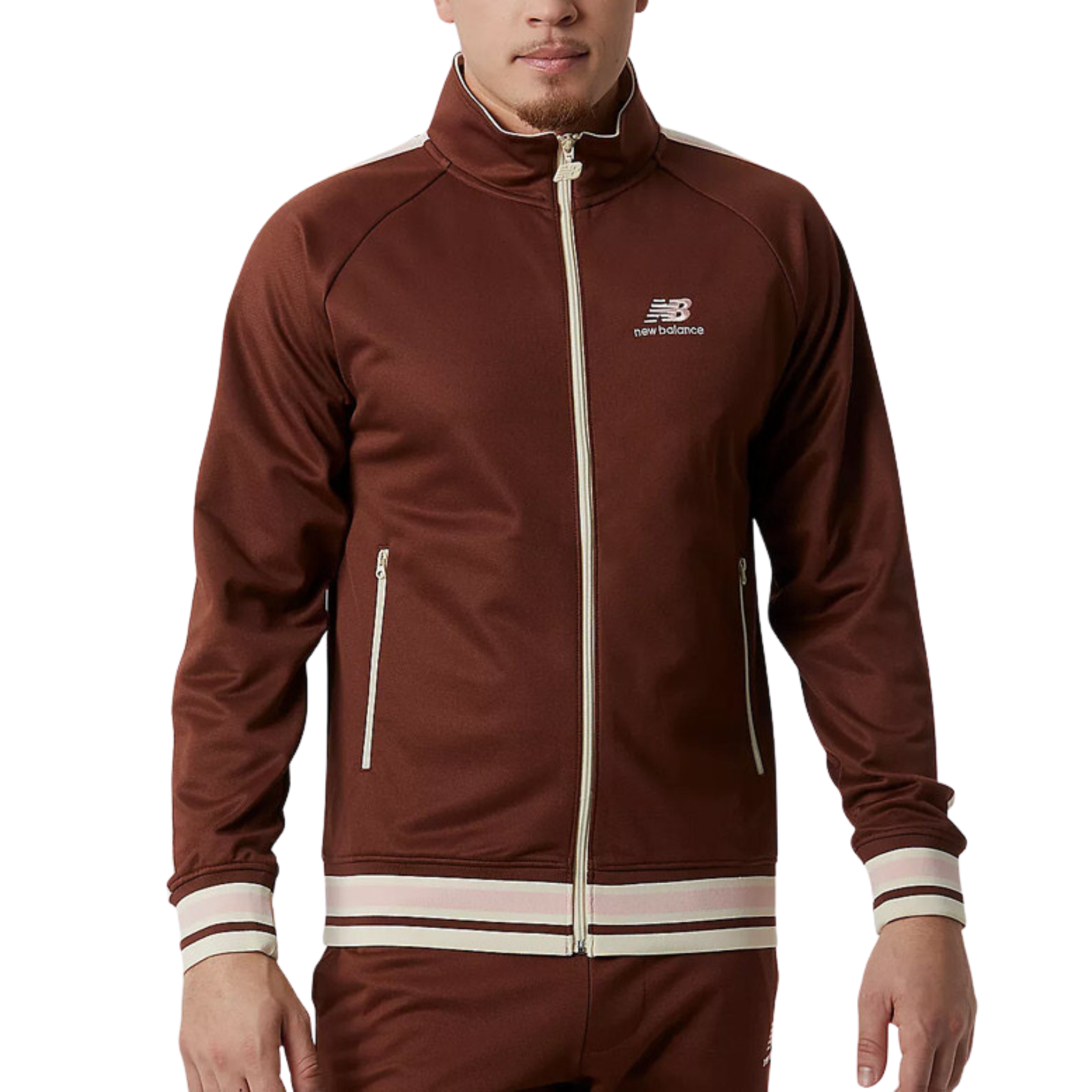 New Balance Giacca NB Atlhetic 70 s Run Bordeaux Sintetico Uomo