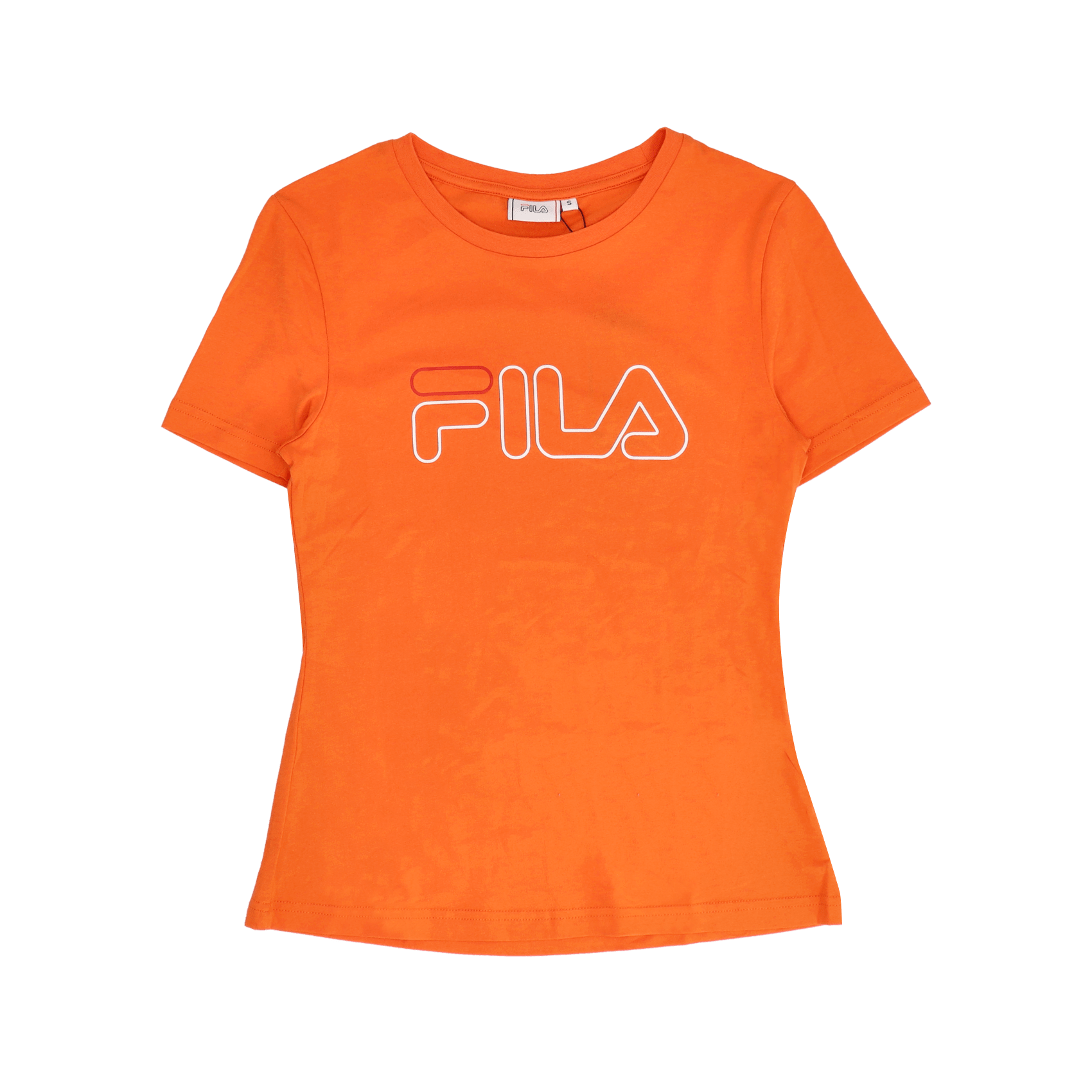 T shirt top fila orange