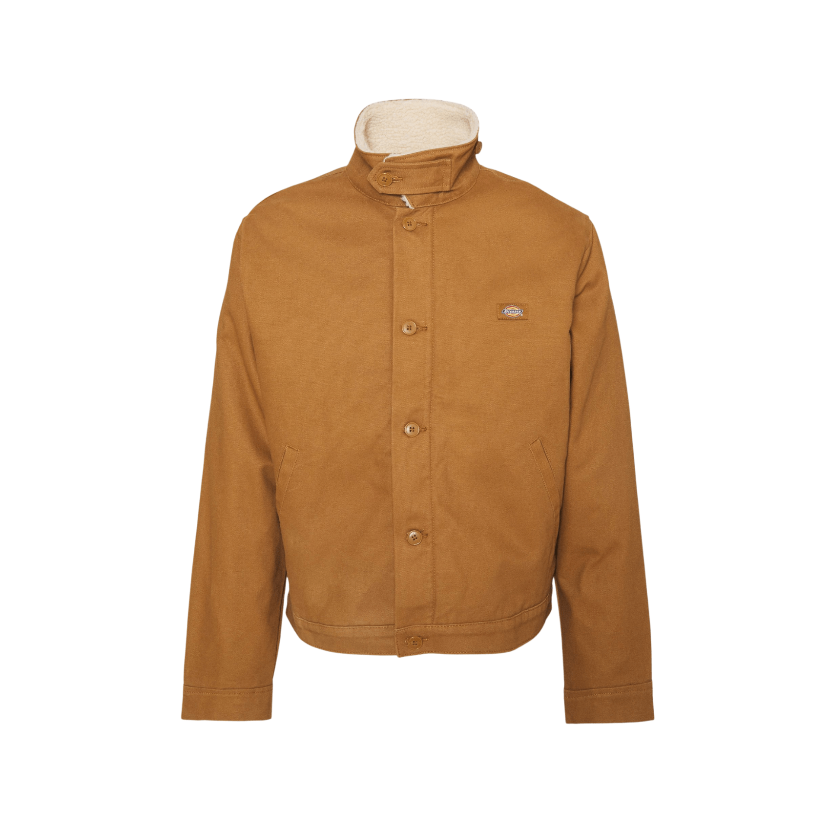 Dickies Giacca Duck Canvas Deck Jacket Marrone Duck DK0A4XFYBD0 Sintetico Uomo Super Vintage