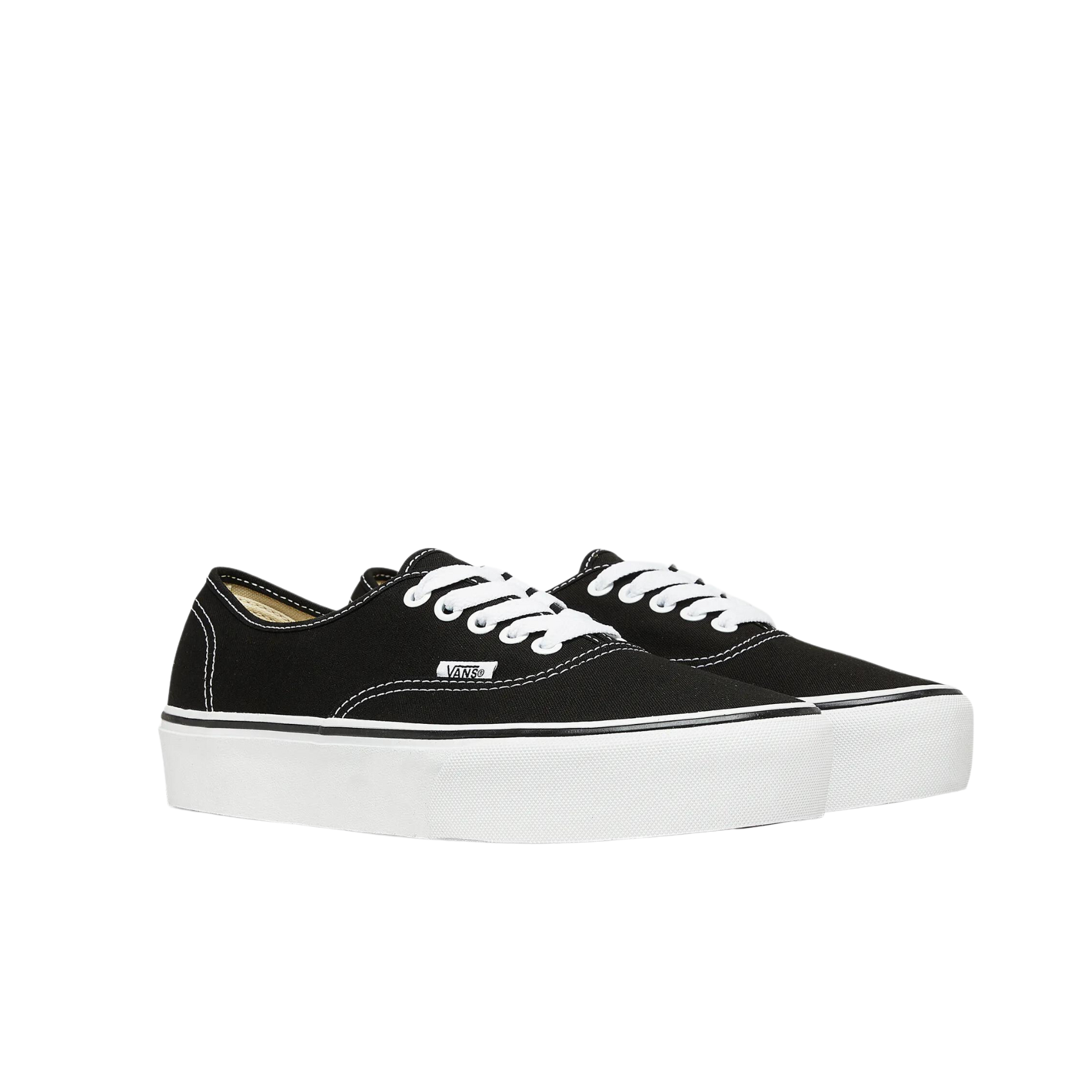 Vans authentic nere platform hot sale