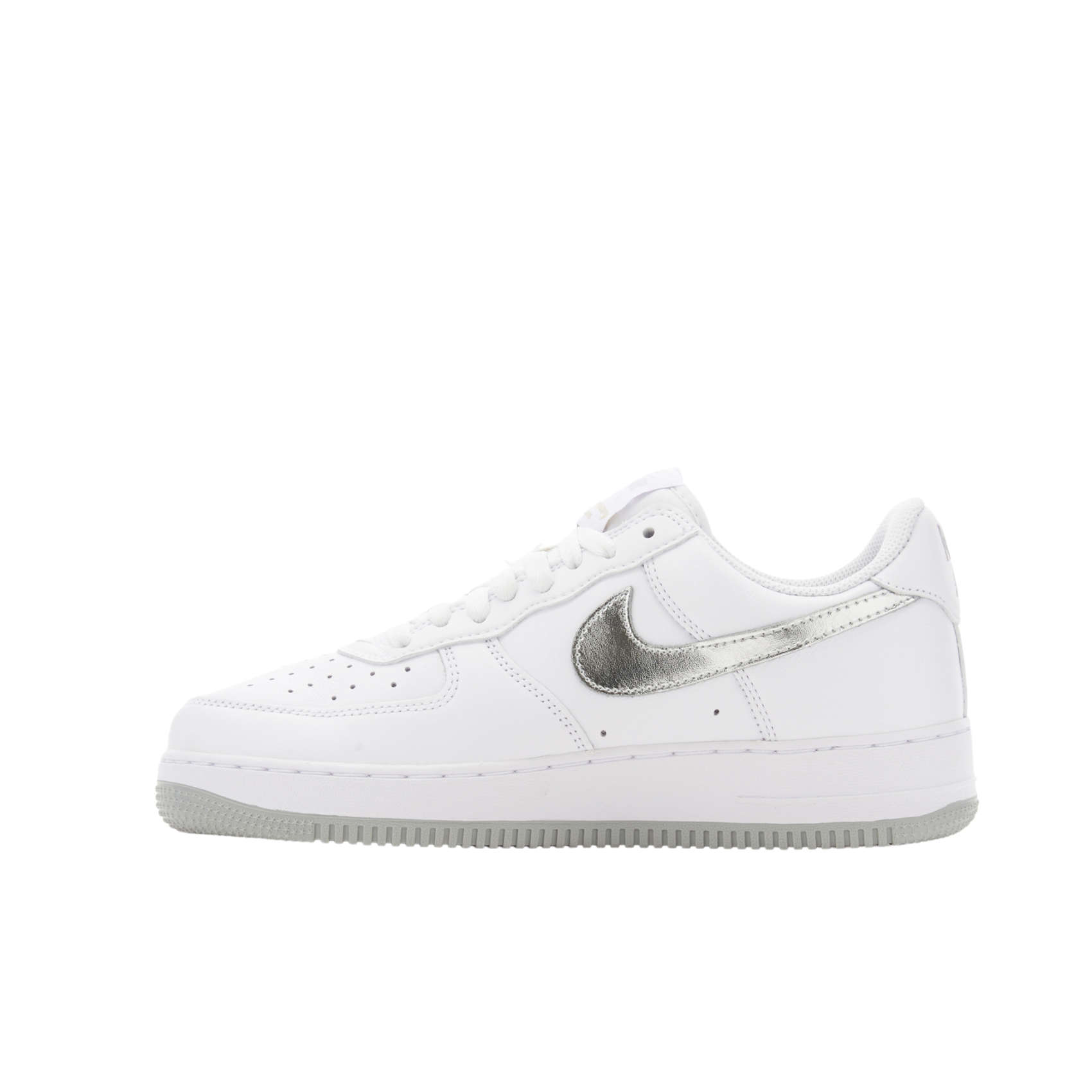 Nike Sneakers Air Force 1 Low Retro Bianco Metallic Silver Unisex