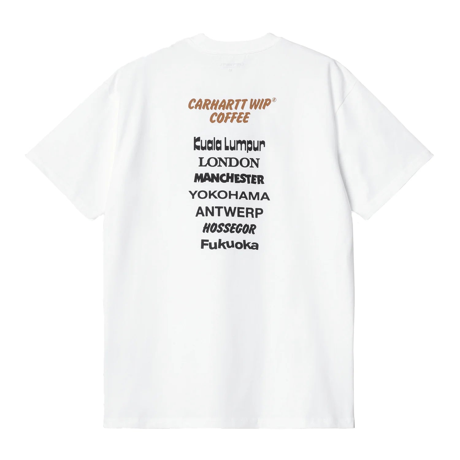 W S/S Carhartt Wip Coffee T-shirt - White