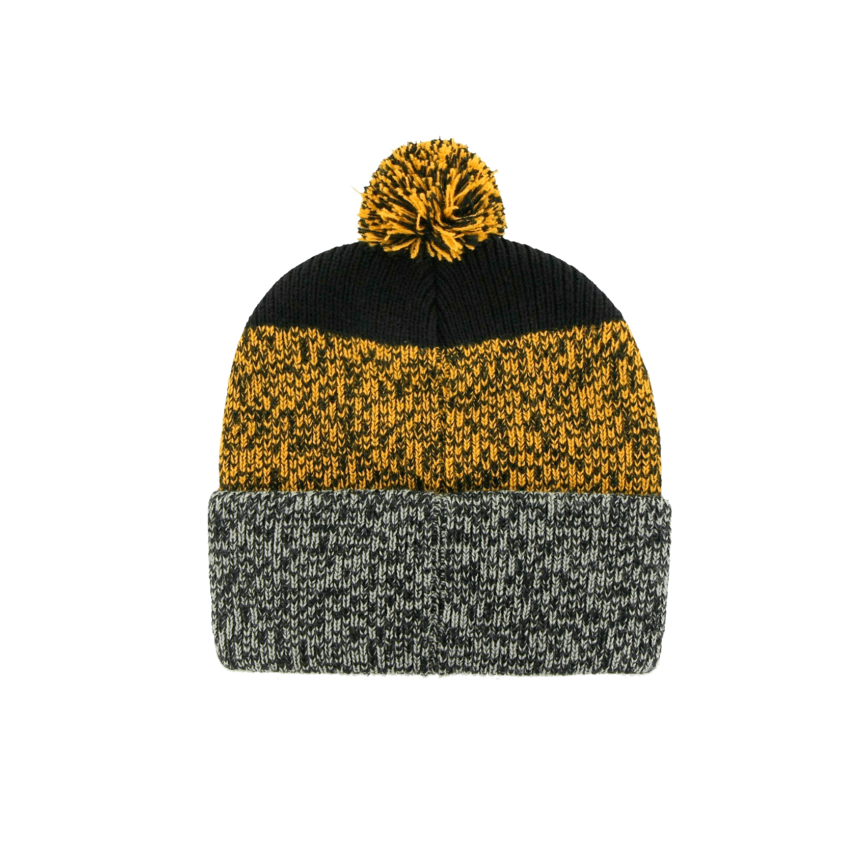 Static Cuff Knit - Black/Yellow/Grey.