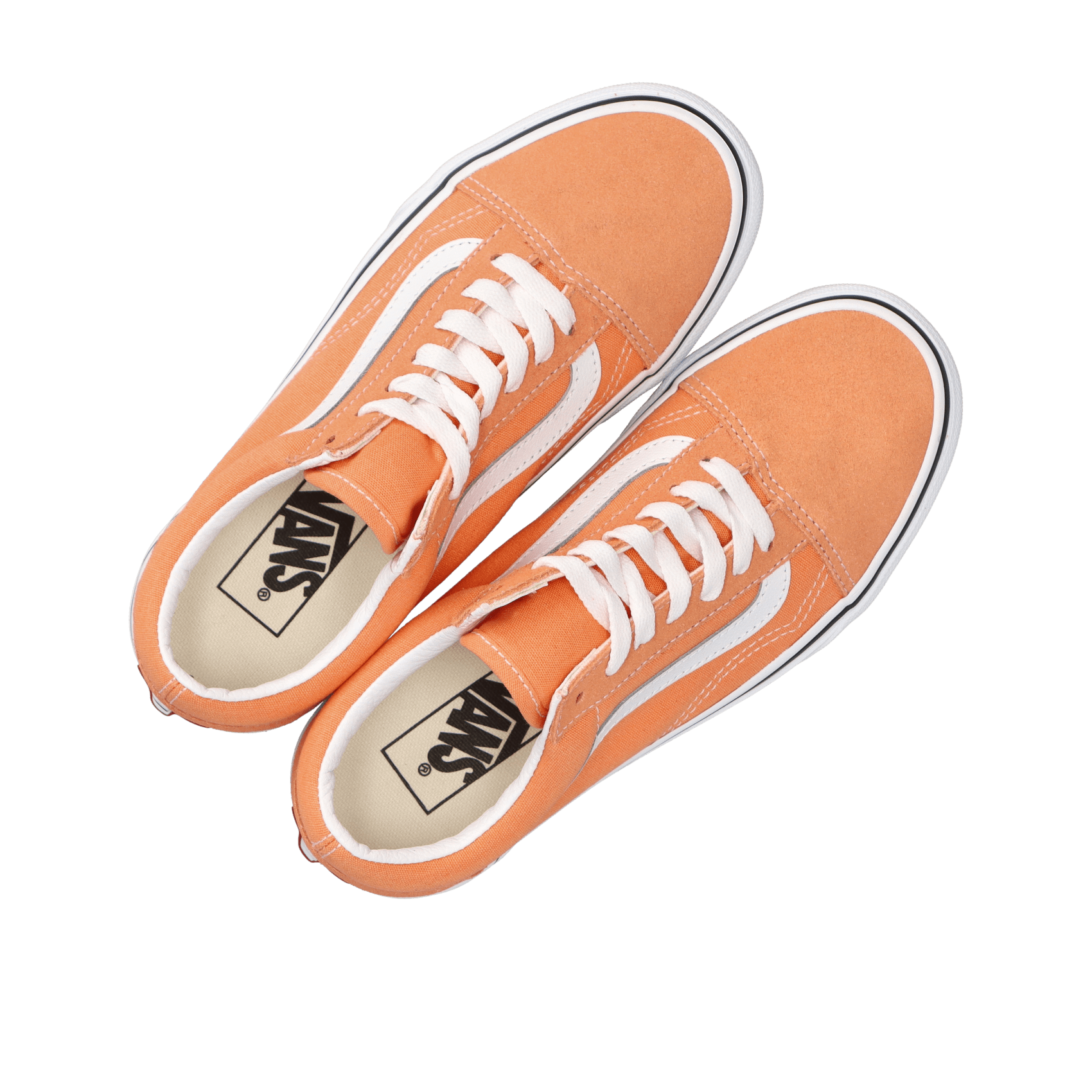 Vans sales orange authentic