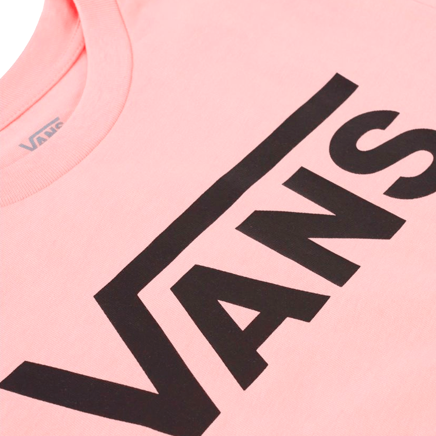 Vans T Shirt Wm Flying V Crew Tee Black Rosa VN0A3UP4ZJY1 Cotone