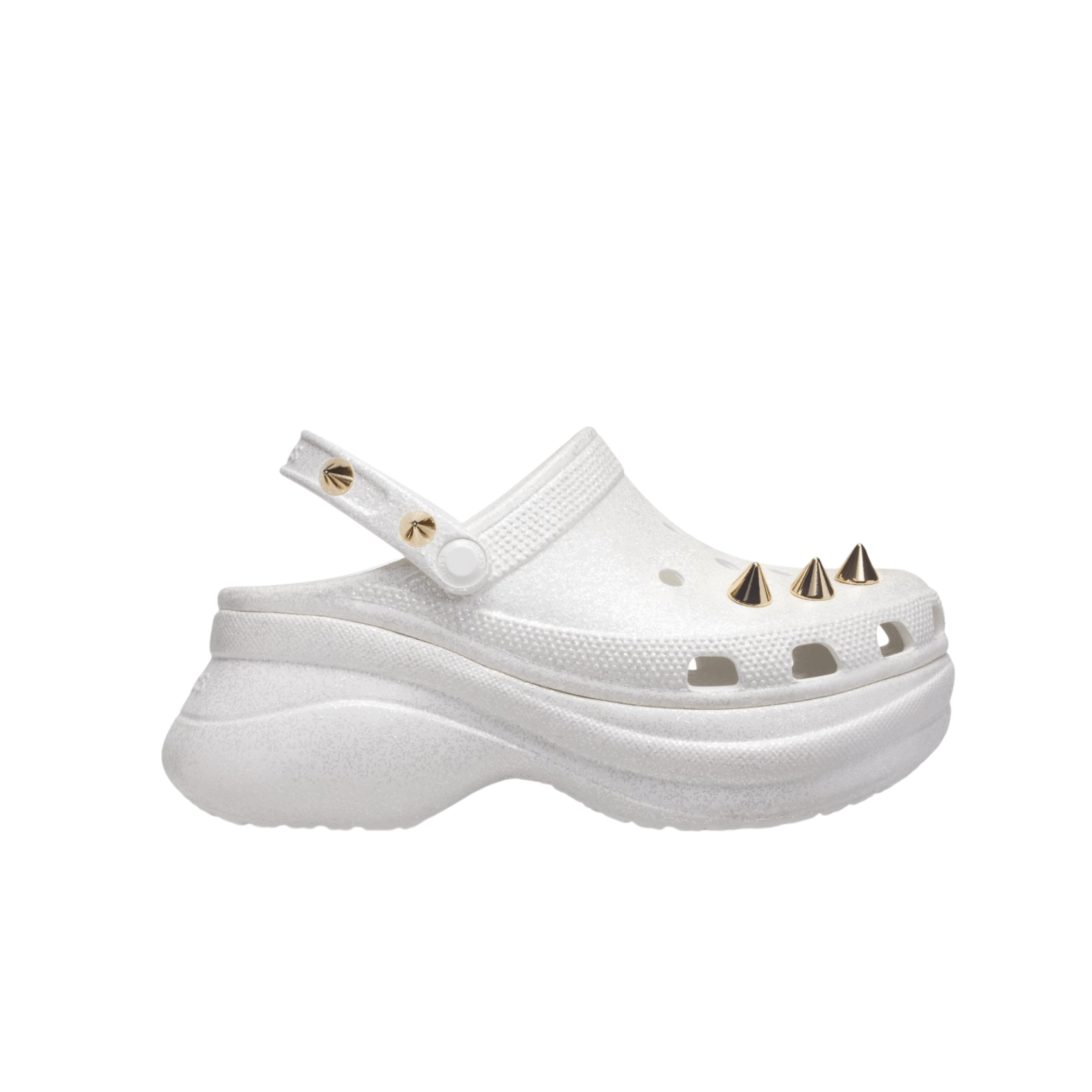 Crocs Classic Bae Glitter Stud Clog W - White