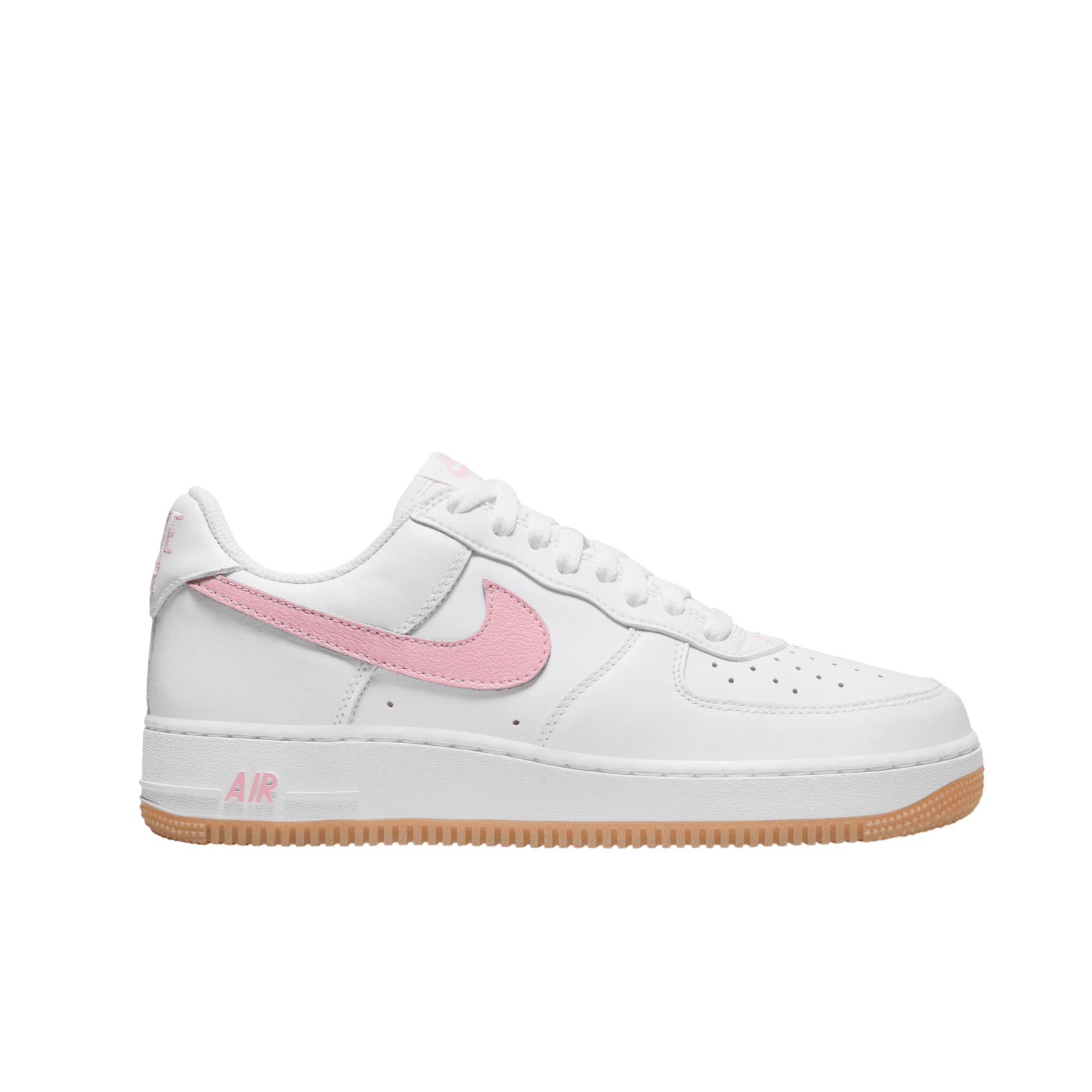 Nike mauve air force 2025 1 sneakers with gum sole