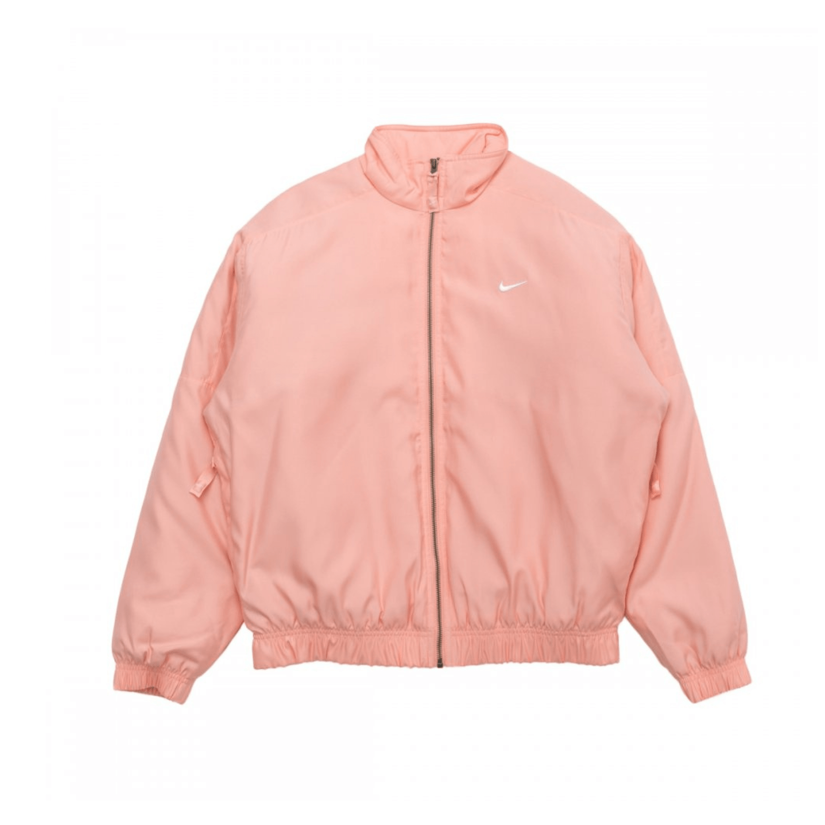 Solo Swoosh Satin Bomber - Bleached Coral