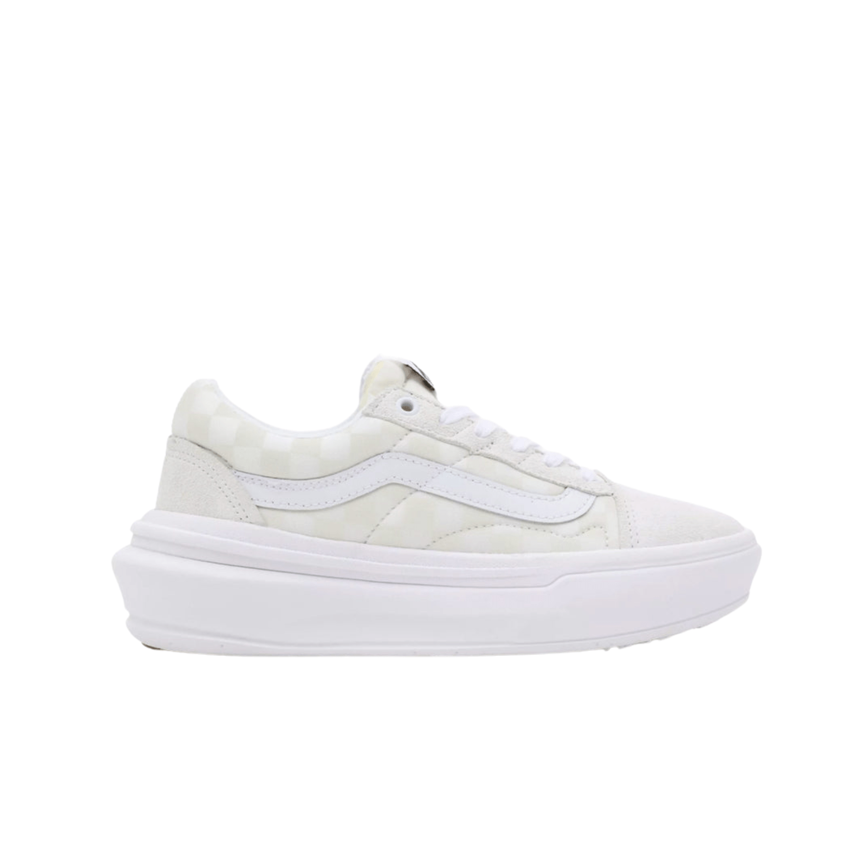 Old Skool Over - Checkerboard White