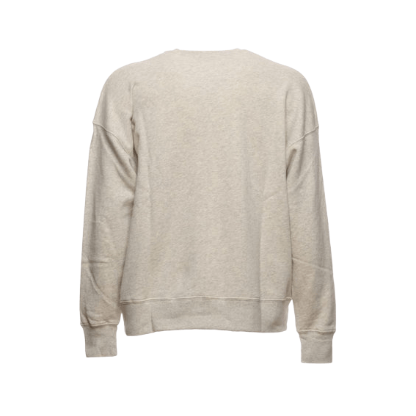 Crew Neck Sweater Melange - White/Grey
