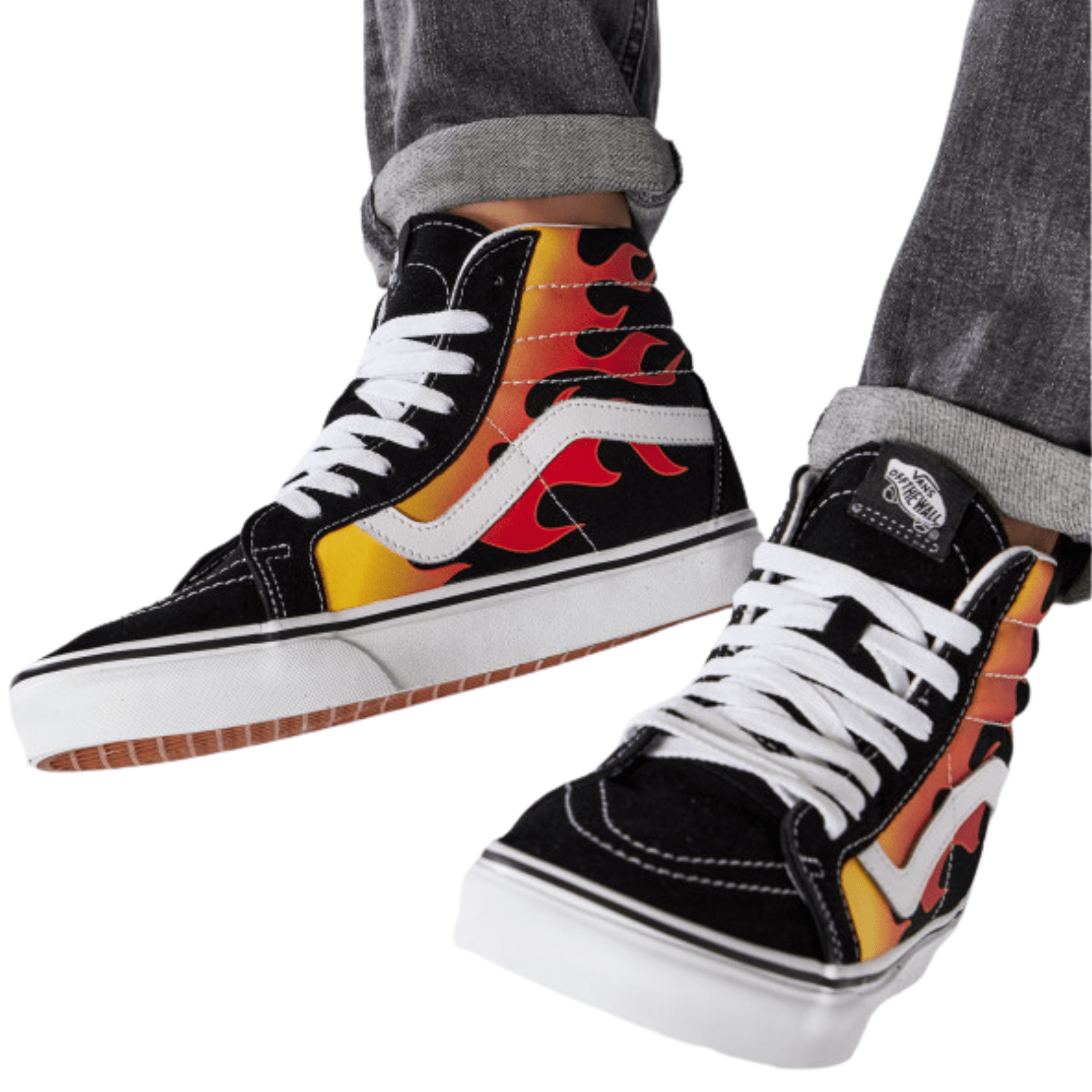 Chaussette vans hotsell flame