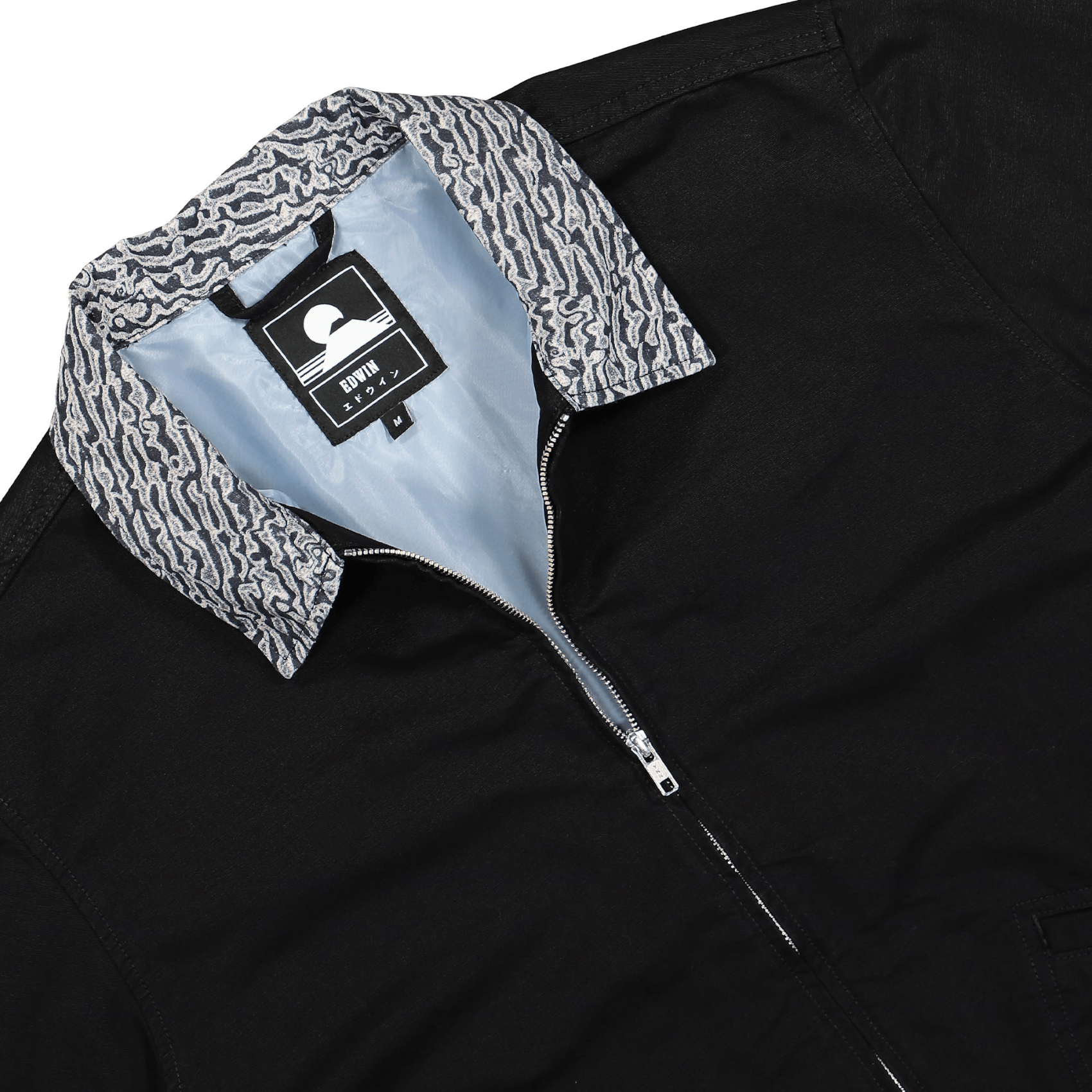 Aaren Jacket Lined - Black/Gvo Garment Washed