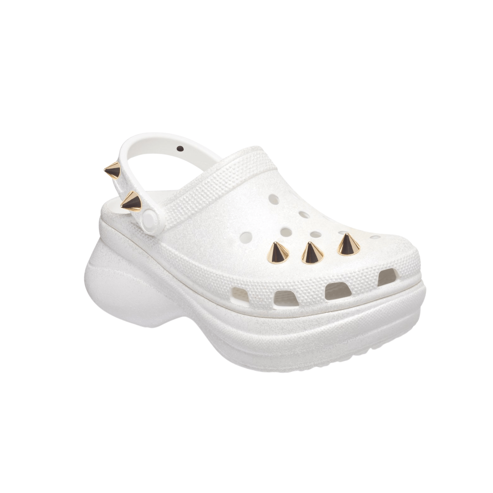 Sparkly white crocs deals