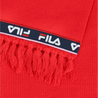 Knitted Taped Scarf - True Red.
