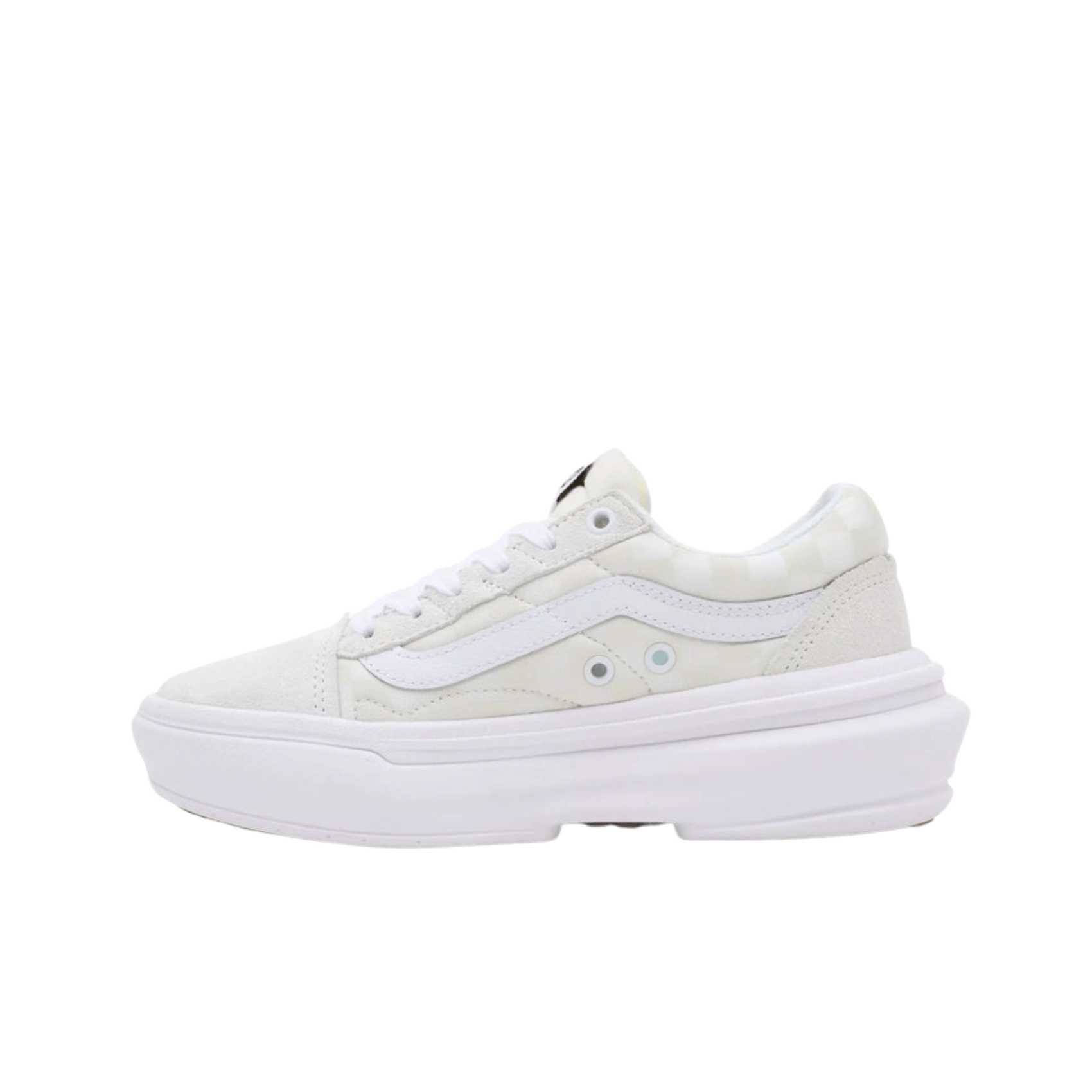 Old Skool Over - Checkerboard White