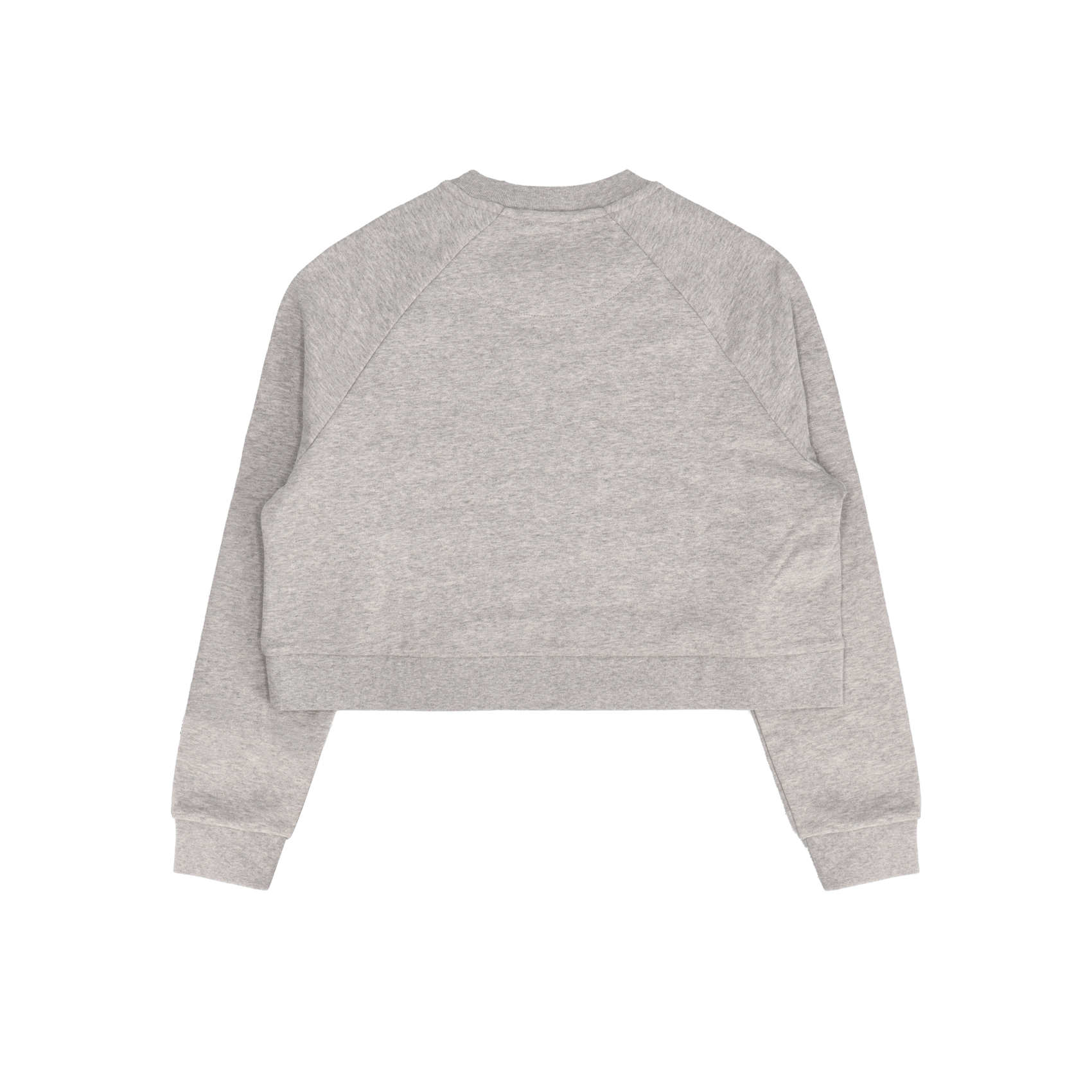 Cropped Sweatshirt - Light Grey Marl.