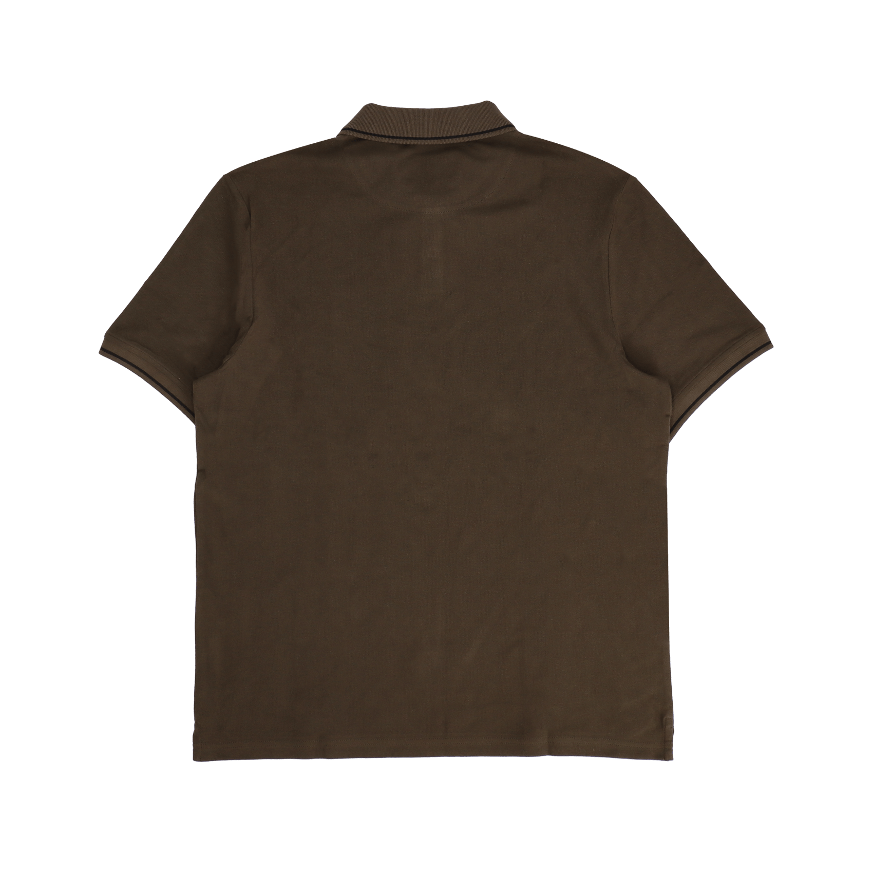 Tipped Polo Shirt - Olive.