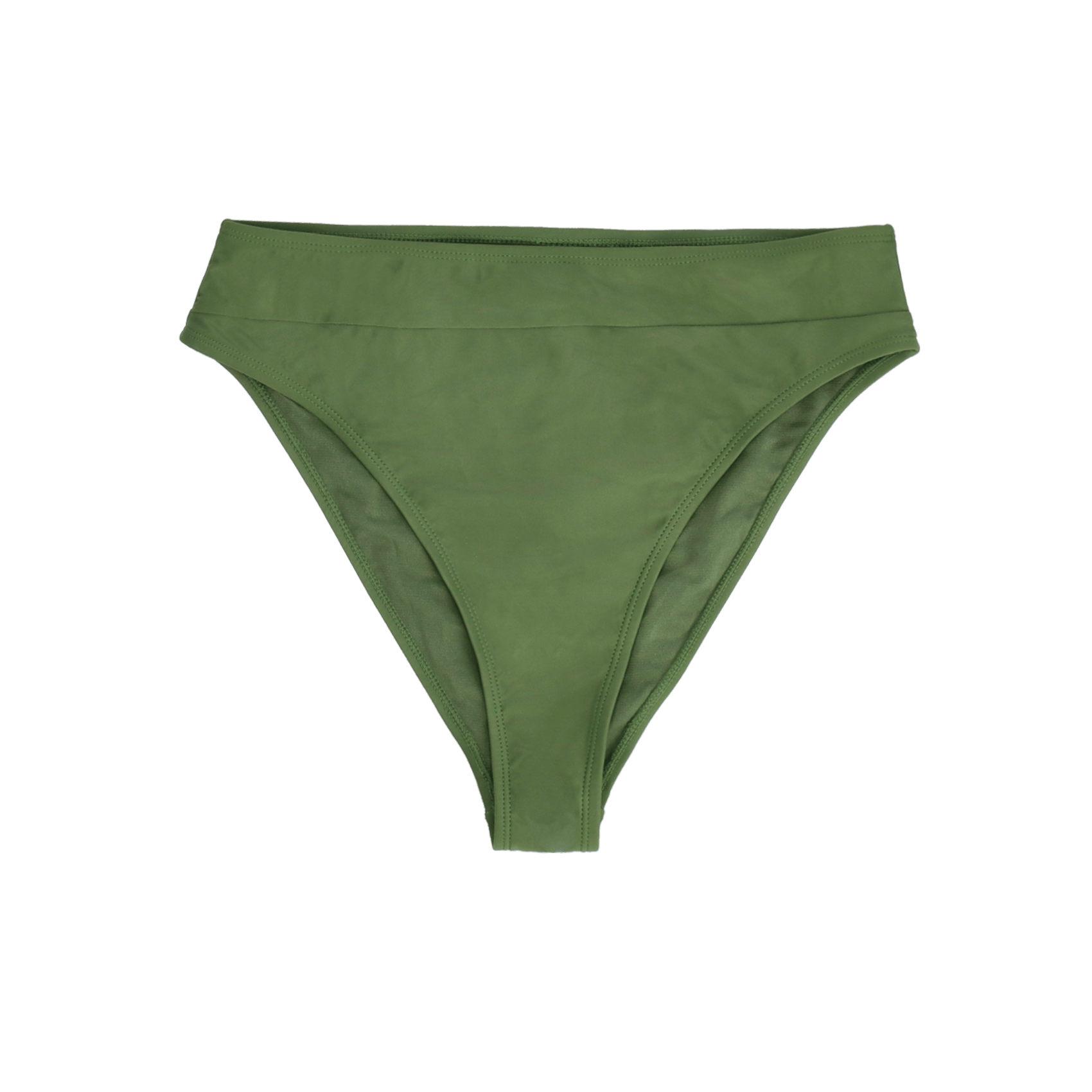Maxi High Waist Bikini Panty - Khaki.