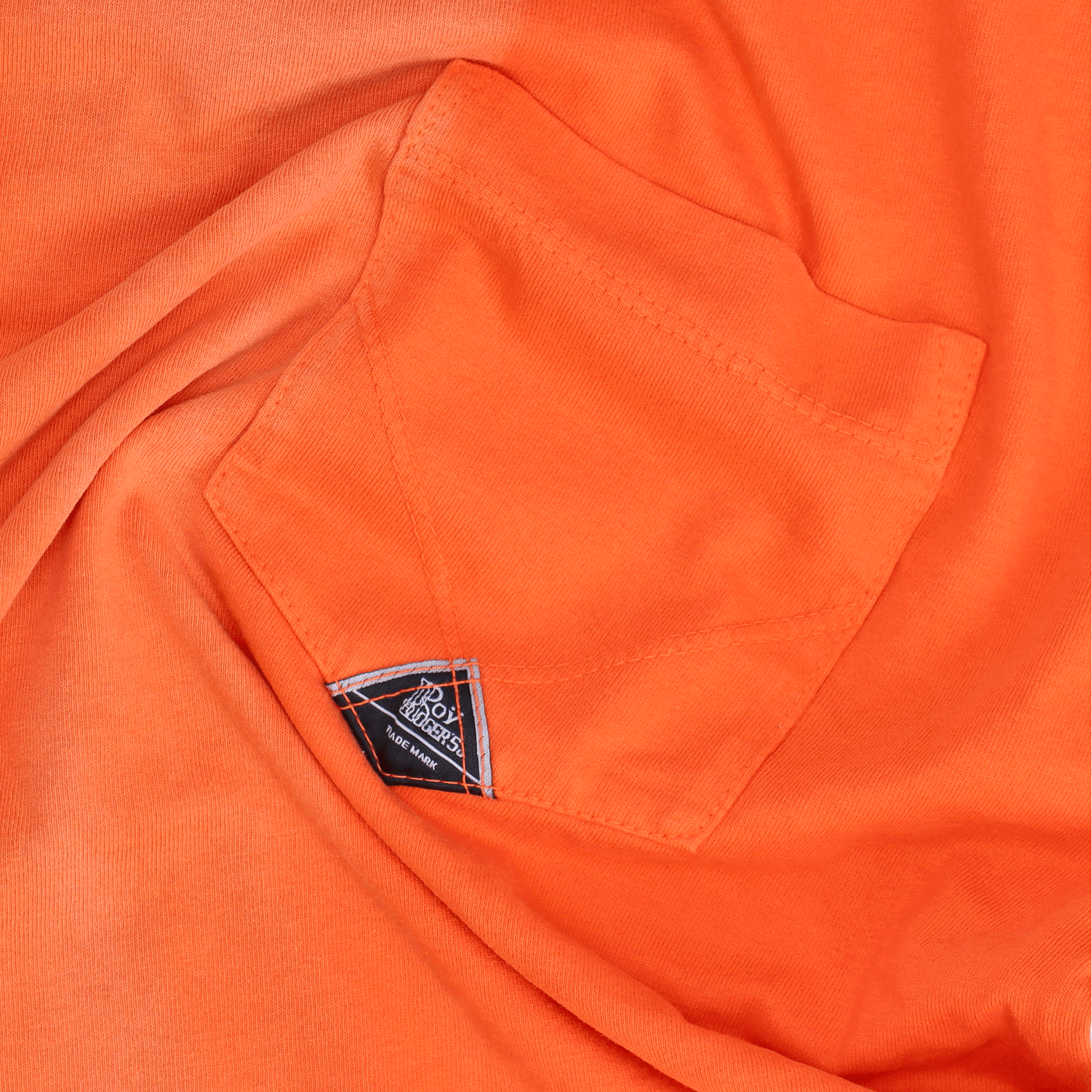 T-Shirt Pocket Man - Orange Used.