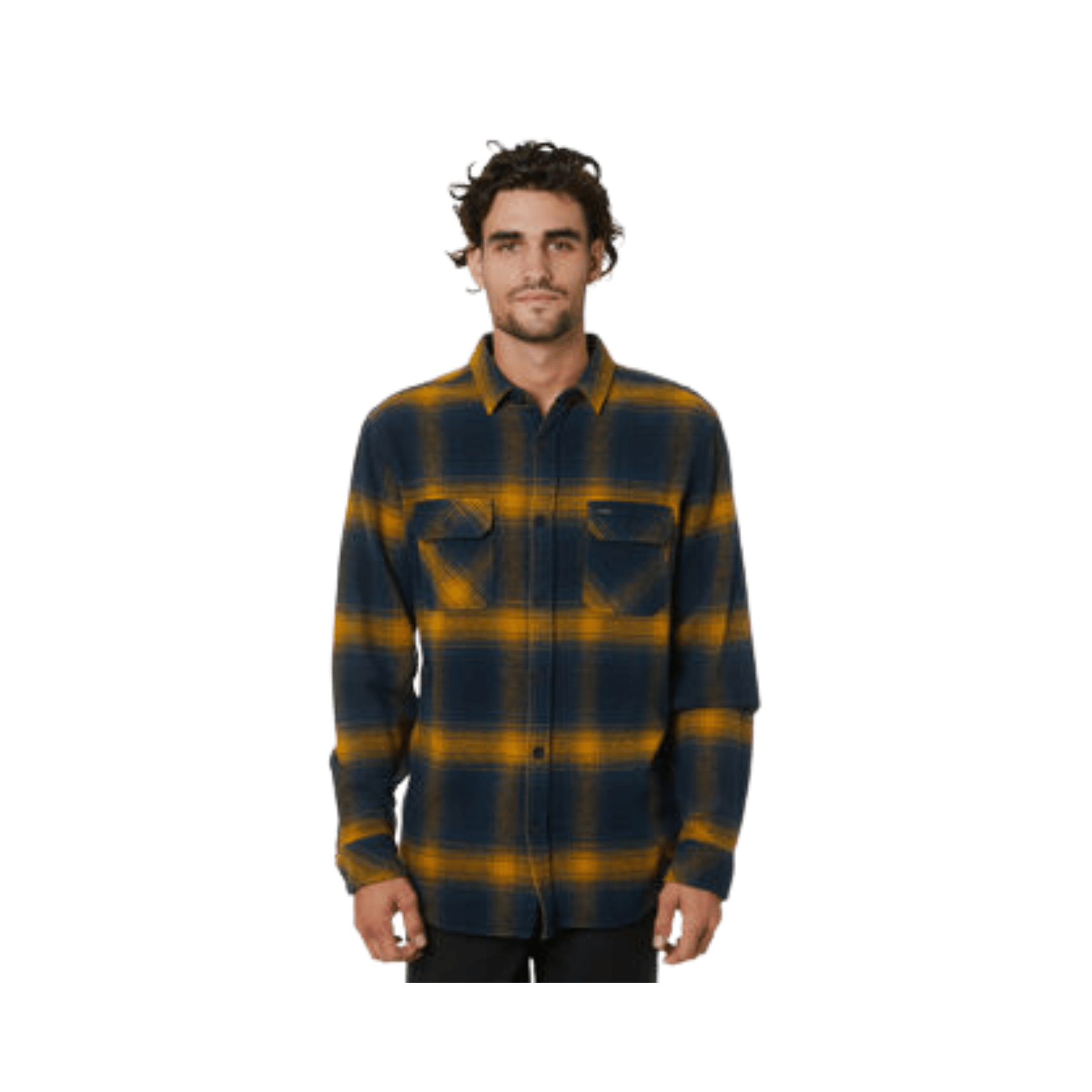 Count L/S Shirt - Blue/Yellow.