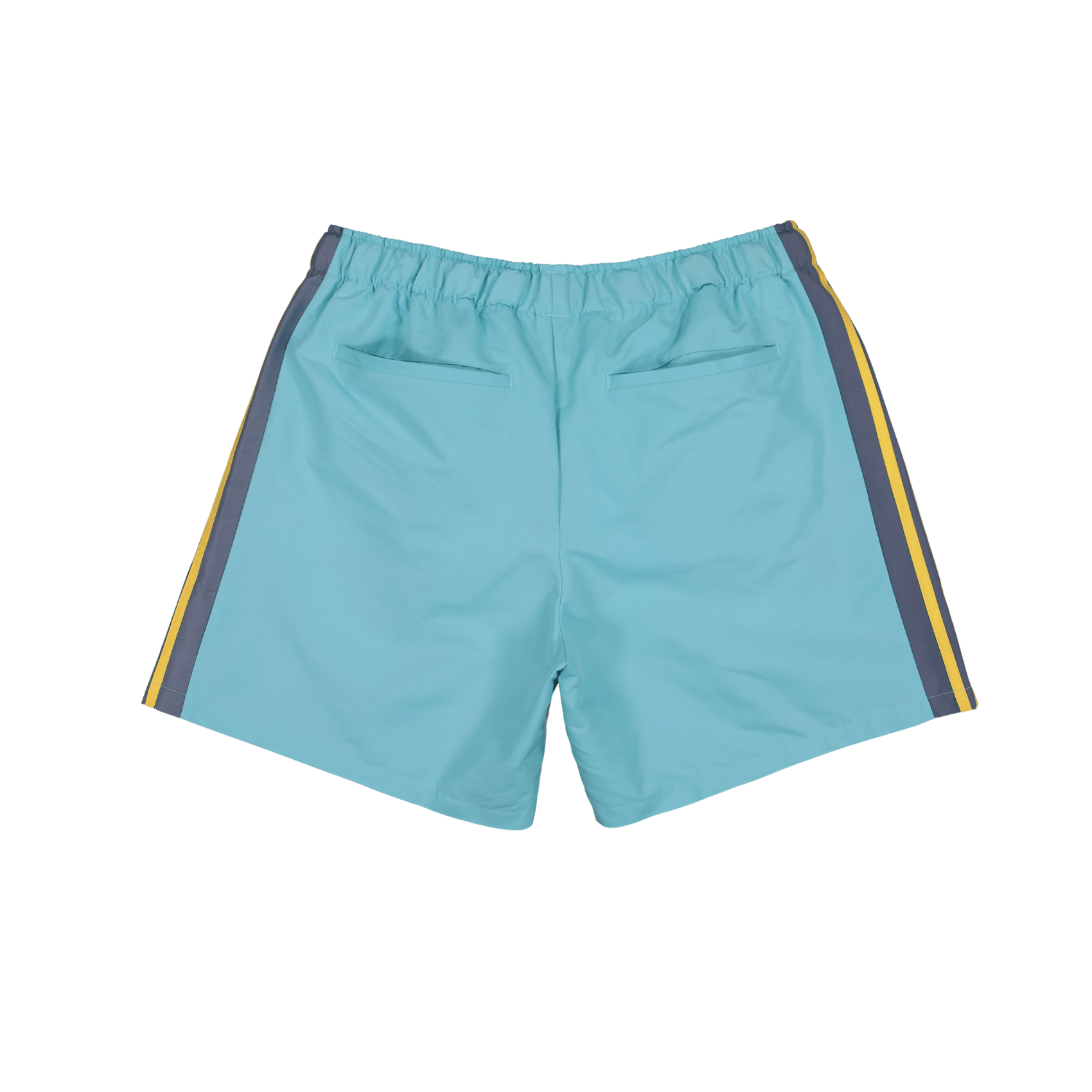 Blue and yellow adidas shorts sales