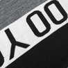 Striped Logo Scarf -  Grey/Black/White.